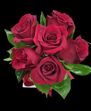 Red Rose Prom Handtied Bouquet FHF-P60 Pick up only