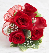 Red sweetheart rose corsage! 