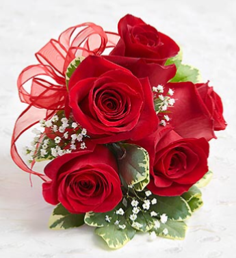 Red sweetheart rose corsage! 