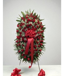 RED ROSE SPRAY standing sprays