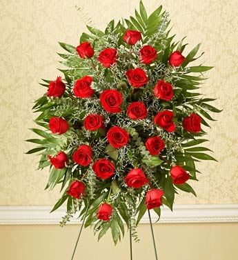 Red Rose Standing Spray 