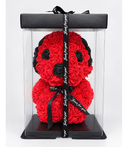 Red Rose Teddy Bear Gift Box 