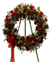 Red Rose  Wreath