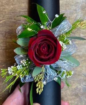 Red Rose Wrist Corsage