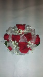 Red Rose Wrist Corsage Wrist Corsage