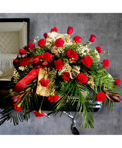Red roses and dollies  