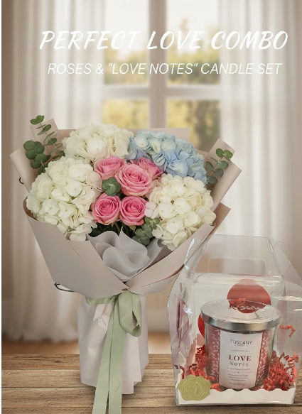 Flowers and Scented candles flowers in bluffton