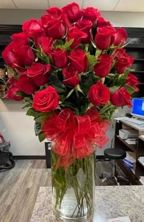 Red Roses by the Dozen 