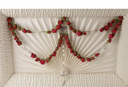 red rose rosary sympathy