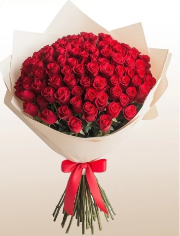 Freedom Red Roses Wrapped  in Tamarac, FL | JE Flowers