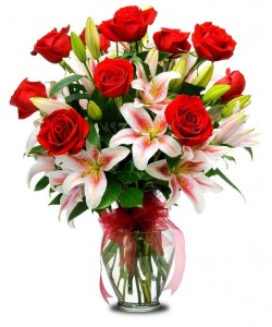 Red Star  Valentine's Day Flowers