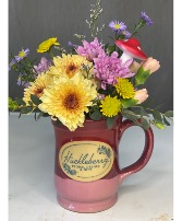 Red Stripe Keepsake Mug  