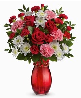 Red Sweet Embrace Arrangement 
