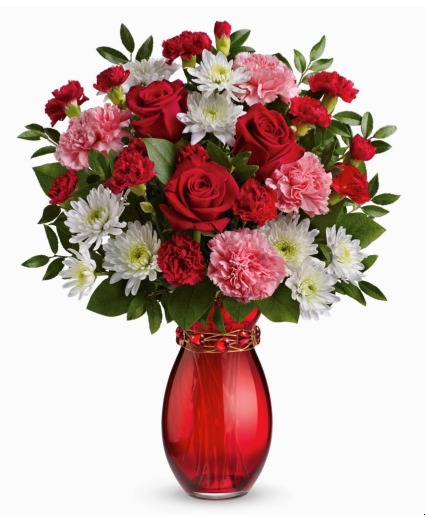 Red Sweet Embrace Arrangement 
