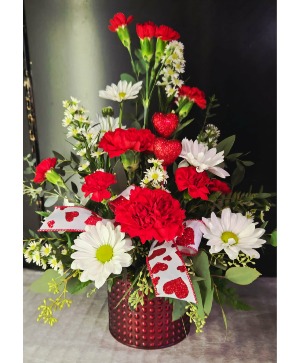 Red Valentine Tin 