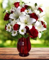 Red Vase 