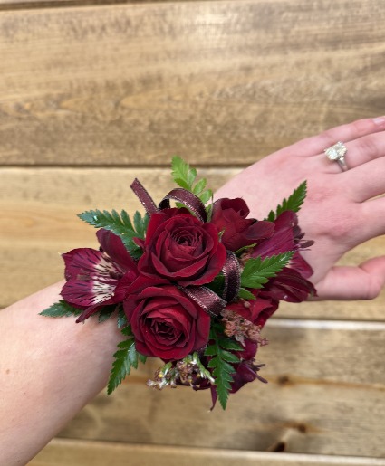 Red Velvet Corsage