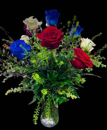 Red, White and Blue   in Mustang, OK | Floral 23