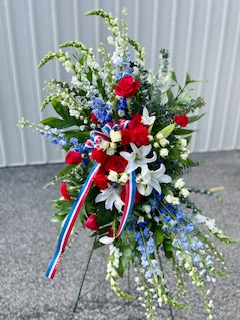 Red, White, and Blue Spray 