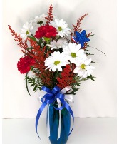Red White and Blue Trio 