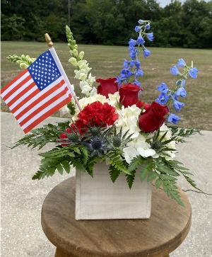 Red White and You Cube 