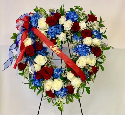 Red, White, & Blue Heart 