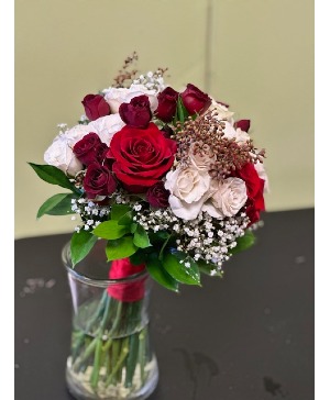 RED & WHITE PROM PRINCESS PROM
