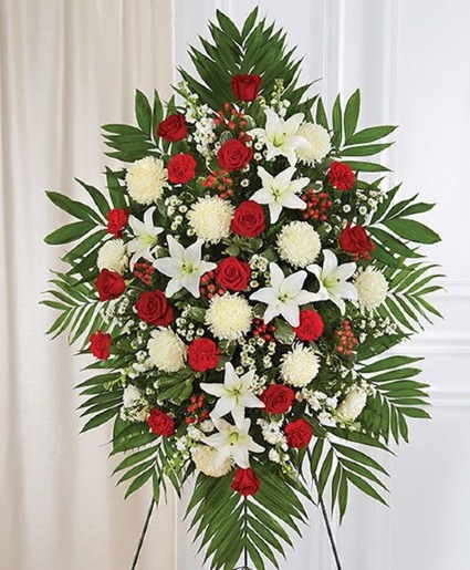 Red & White Spray 