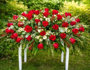 Red with a Touch of White 