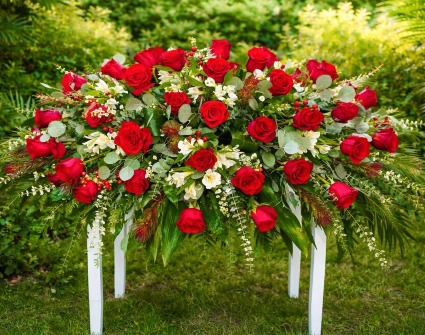 Red with a Touch of White 