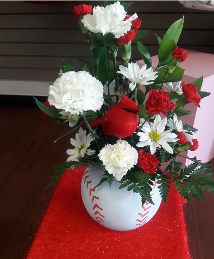 Redbird Party Fresh Flowers