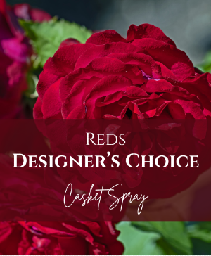 Reds Designer's Choice Casket Spray