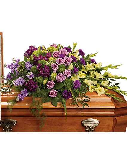 REFLECTIONS OF SYMPATHY CASKET SPRAY