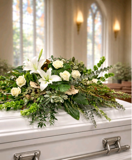 REGAL EMBRACE  CASKET SPRAY