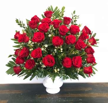 Regal Rose Funeral Urn in Bluffton, SC | BERKELEY FLOWERS & GIFTS