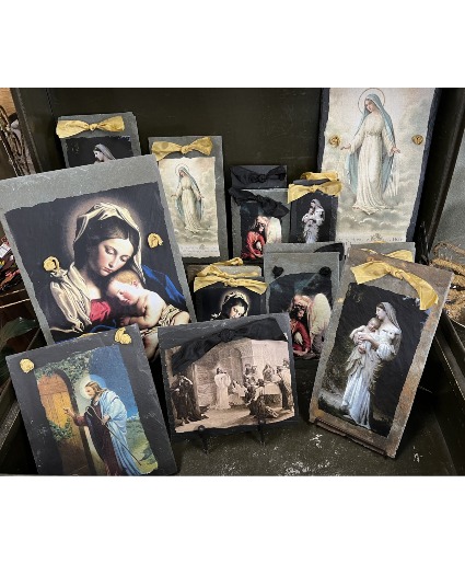 Religious Images on Slates 