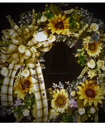 Remembering my sister wreath