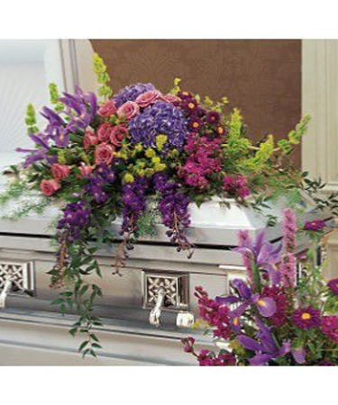 Remembrance of Love sympathy Casket Spray