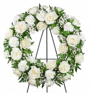 Eternal Peace Funeral Wreath Stand sold separately Wreath