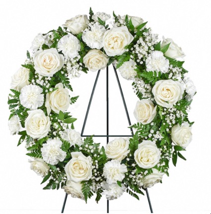 Eternal Peace Funeral Wreath Stand sold separately Wreath