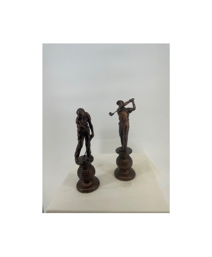 Resin Golfer Statues 