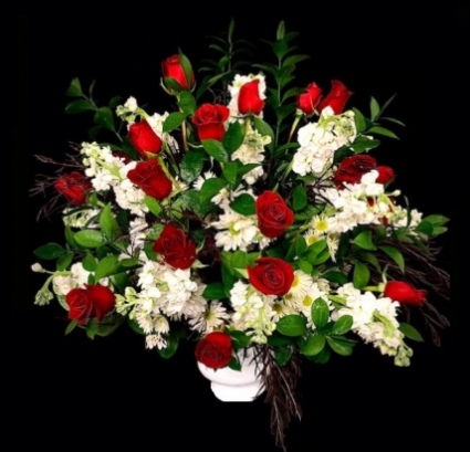 Rest In Peace Red & White Design