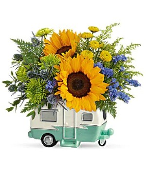 T20F100 Retro Road Tripper Keepsake Vase