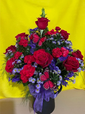 Rhyme and Roses  Fresh Arrangement