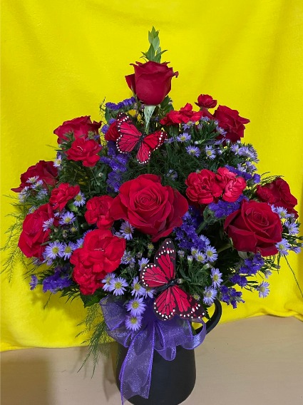 Rhyme and Roses  Fresh Arrangement