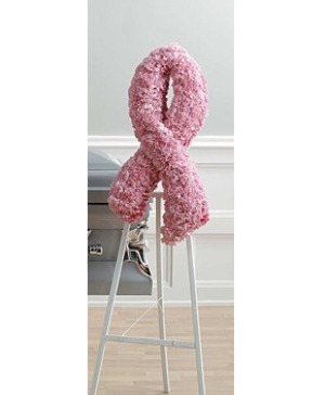 Ribbon of Hope Tribute Standing Spray