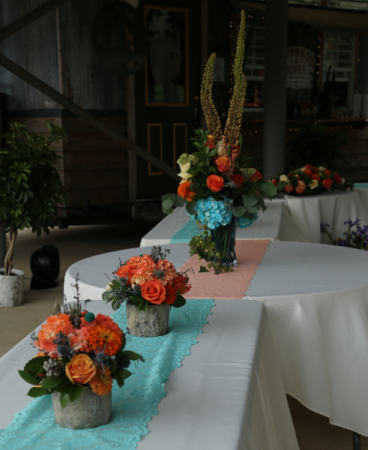 Riverside Reception Reception Decor