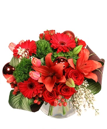 Robust Ruby Flower Arrangement in Lutcher, LA | Flower Basket of Lutcher