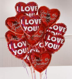 Romance Bunch Balloons