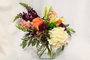 Lively Spring Garden Cube Arrangement